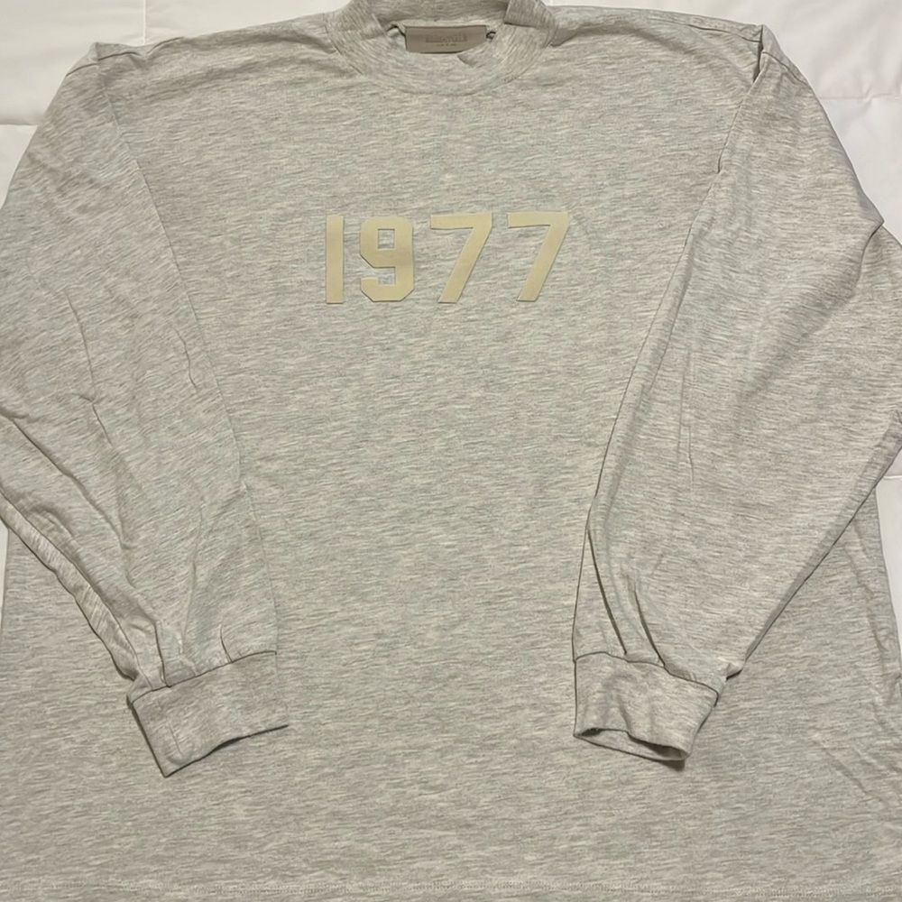 Fear of God Essentials 1997 long sleeve mock neck t shirt in Size Large